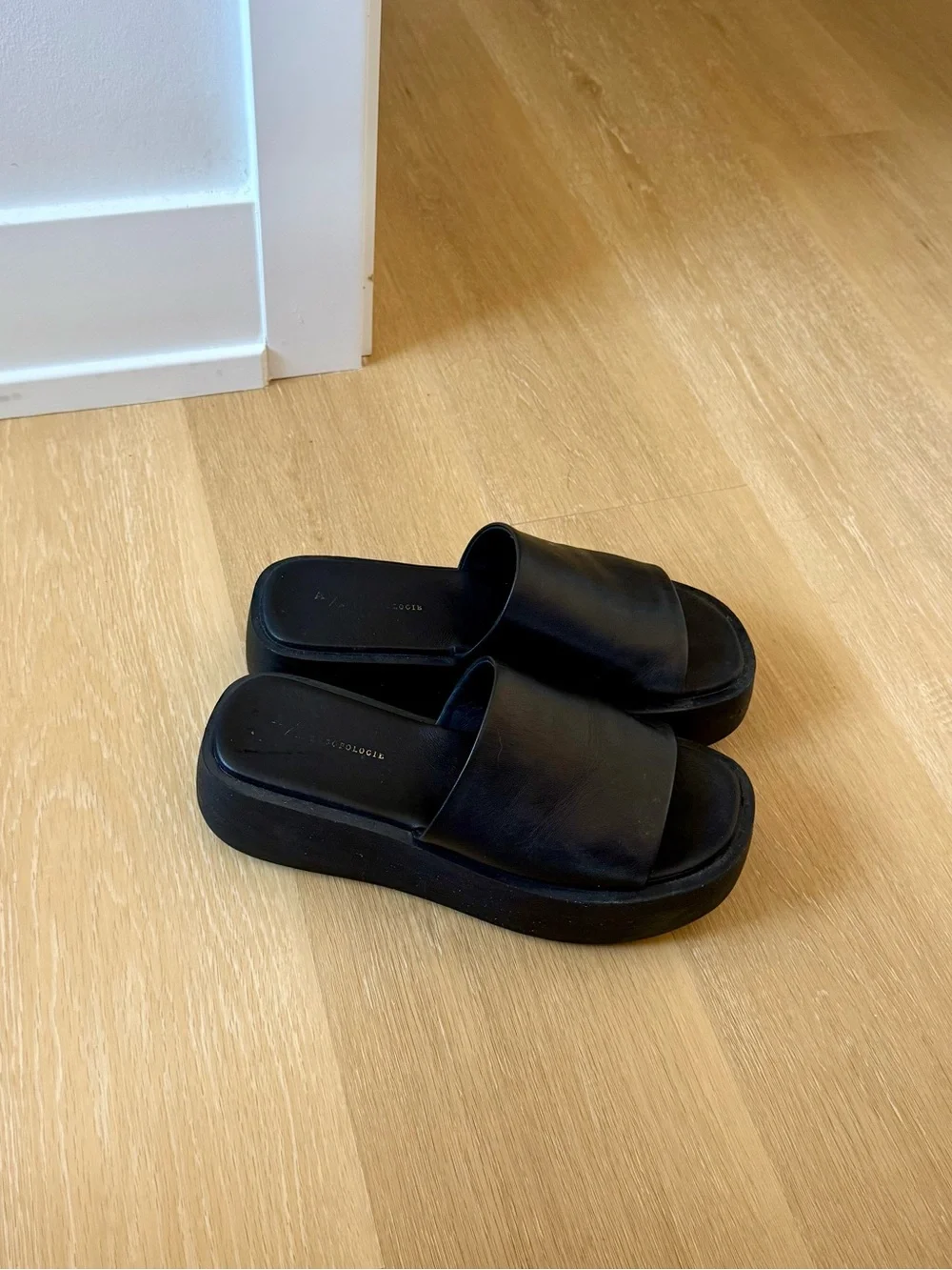 Black Platform Sandals